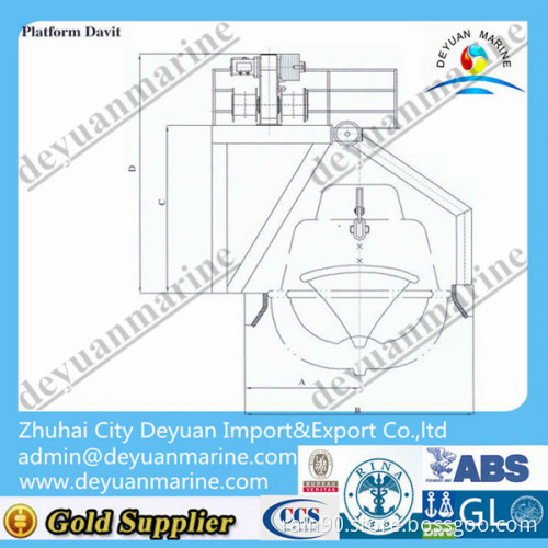 Platform Offshore Davit